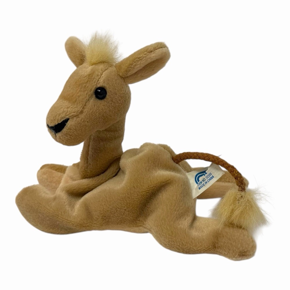 Great American Fun Corp Camel Plush Bean Bag Stuffed Animal Tan 32566 Vintage